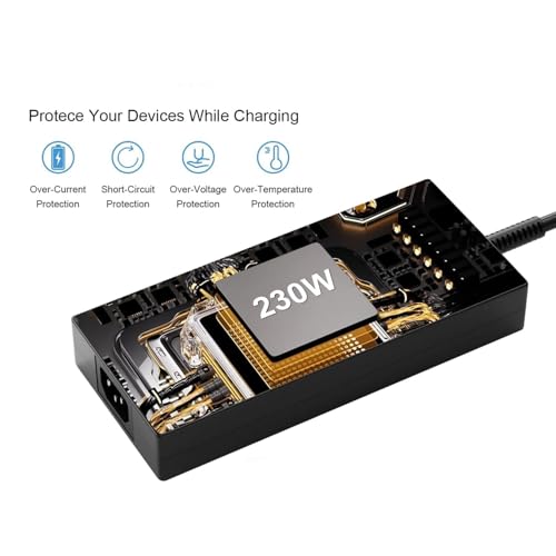230W Charger Compatible with Acer Predator Helios 300 PH315-53 54 55 Nitro 5 16 17 AN16-51 AN17-71 AN517-4216 Predator Triton 300 500 15 Neo 16 PHN16-71 Gaming Laptop Power Adapter Supply Cord