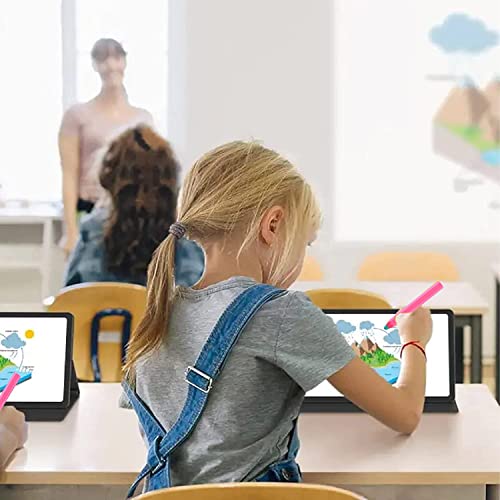 Kids Stylus Pens for Touch Screens, Kenkor Crayon Stylus for Kids Pencil Shape Universal Capacitive Pencil Compatible with Nintendo Switch 2/iPad/iPhone/Android/Kindle/Samsung/Microsoft/Calendar-Pink - color: Pink