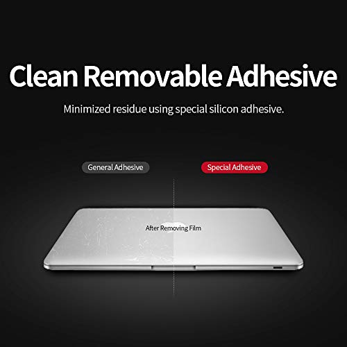 skoko Invisible Matte Full Body Skin for MacBook Air 13 inch M1 2021, Premium TPU Anti Scratch Protective Film