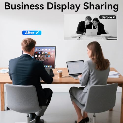 Portable Monitor, 24 inch 1080P FHD 100Hz Laptop Screen Extender, Large Gaming Monitor IPS Display for Laptop, Desktop, MacBook, PS4/5 with Kickstand VESA Compatible