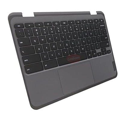 Laptop Palmrest Upper Case Top Cover with US Keyboard and Touchpad Mousepad Assembly Replacement (NO WFC Hole) for Lenovo 300e Chromebook Gen 3 82JA LTE AT&T 5M11G97058 - color: 82JA LTE AT&T C Cover NO WFC 5M11G97058