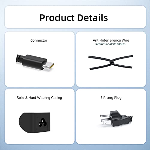 65W 45W USB C AC Charger Fit for Lenovo Yoga 730 720 720S 730S 910 920 C740 C940 S740 S730 S540 S940 C630 C930 Laptop