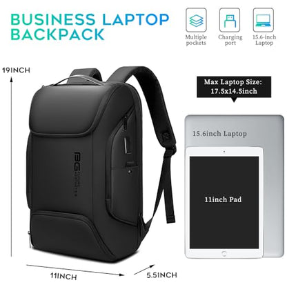 FUTURE AESTHEICS Business Laptop Smart backpack Can Hold 15.6 Inch Laptop Commute Backpack Carry on bag for men and women - color: Black