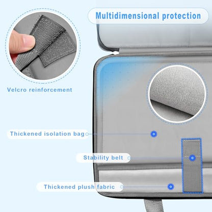 ZINZ Expandable Laptop Case 15.6 Inch Sleeve, Protective Carrying Case Compatible with MacBook Neo 16", MacBook Pro 16"/15.4", Dell XPS 16" and Most 15" 15.6" 16" Notebook，G01BK01 - color: G01bk01, size: 15-16"