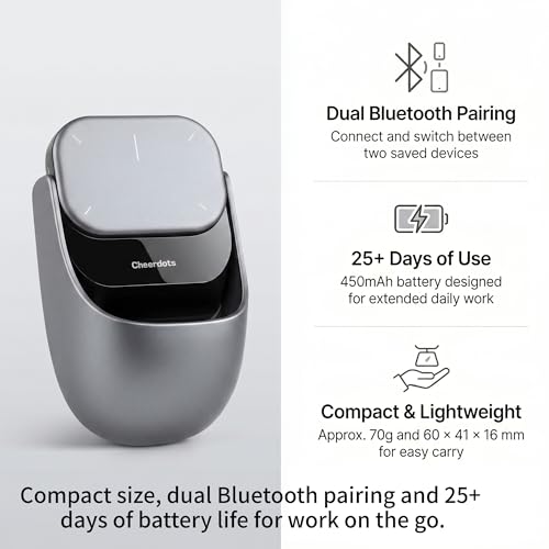 AI Voice Mouse with Air Tracker for Gift-6-in-1 Detachable Mouses - color: Silver White