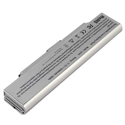 Fancy Buying Laptop Battery for Sony VAIO PCG VGN-AR VGN-NR VGN-SZ VGN-CR Series, fits P/N BPS9 VGP-BPL9 VGP-BPS9 VGP-BPS9/B VGP-BPS9/S VGP-BPS9A VGP-BPS9A/B (Silver 11.1V 5200mAh) - size: 8.07*2.05*0.83inch BPS9