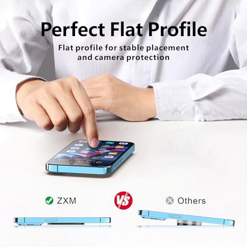ZXM Magnetic Phone Kickstand, for iPhone 17 16 15 14 13 12 (Red) | Super Strong Hinge, Super Strong Magnetic