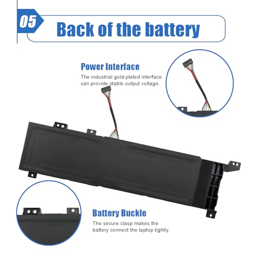 38Wh L22C2PG2 Laptop Battery Replacement for Lenovo V14 G4 AMN IAN V15 G4 AMN Series L22M2PG2 L22B2PG2 L22D2PG2 5B11K24747 SB11K24748 5B11N56339 5B11K24752 SB11K24750 7.68V - size: 9.68*2.76*0.26 inch L22C2PG2