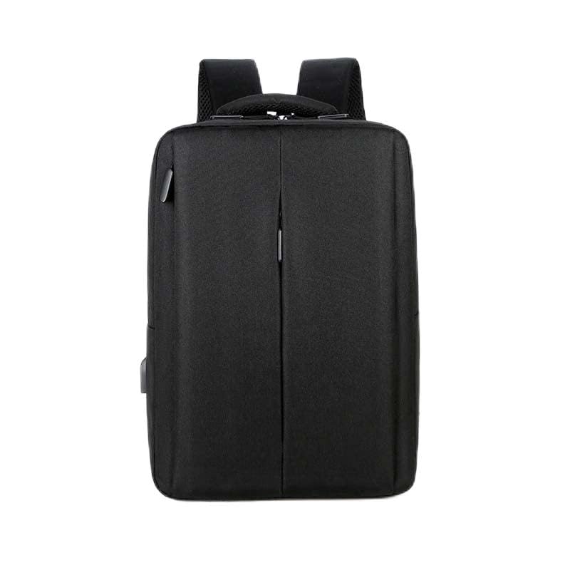 Travel Laptop Backpack Business Laptop Backpack with USB Charging Port (Black) - color: Black Out