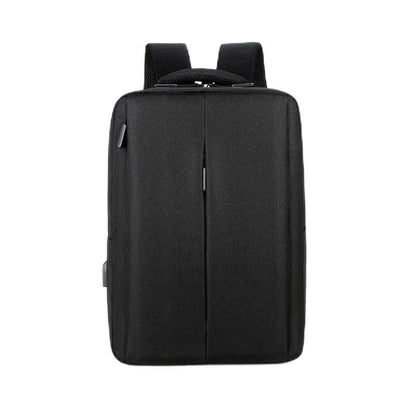 Travel Laptop Backpack Business Laptop Backpack with USB Charging Port (Black) - color: Black Out