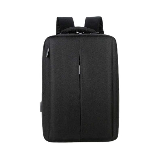 Travel Laptop Backpack Business Laptop Backpack with USB Charging Port (Black) - color: Black Out