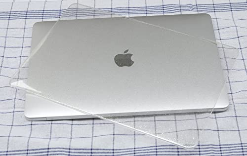 UESWILL Compatible with MacBook Pro 14 inch Case 2026-2021 Release with M5 M4 M3 M2 M1 Pro Max chip & Touch ID, Glossy Sparkly Hard Shell Protective Cover, Glitter Clear - color: Glitter-Clear, size: MacBook Pro 14" (M1 M2 M3 M4 M5)