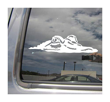 Crocodile - Reptile Alligator - Cars Trucks Moped Helmet Hard Hat Auto Automotive Craft Laptop Vinyl Decal Store Window Wall Sticker 01203