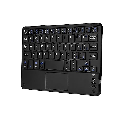 Keenso Mini Wireless Keyboard with Touchpad, LowProfile Slim Keyboard for PC Tablet, 90 Hours Working Time, Suitable for Travelers
