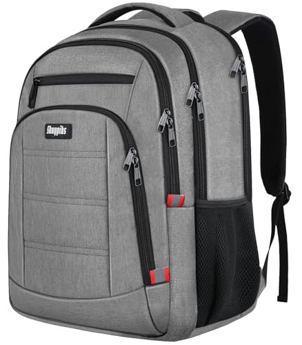 Backpack for Men Women, Travel School Backpacks for Teen Boys, Bookbag with Reinforced Straps, Anti Theft College Students Backpack Fits 15.6 Inch Laptop, Casual Work Business Back Pack, Grey - color: A5-grey2, size: 15.6