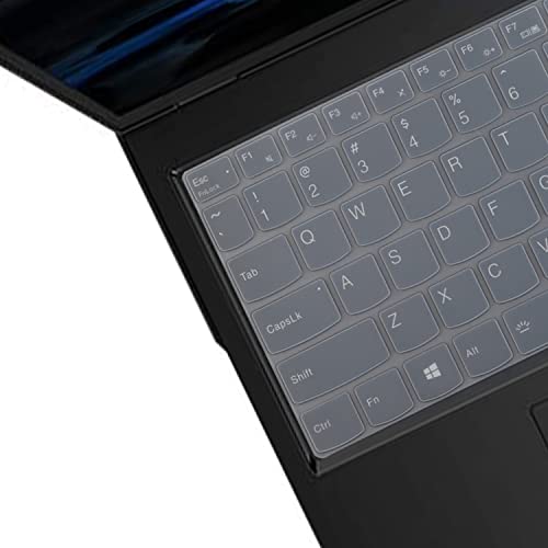 Keyboard Cover Skin for Lenovo Legion 5 5i 5p 5pi 7 7i Gen 9/8/7/6 15.6" 16" 17.3", Legion Pro 5 5i 7 7i 16" Gen 9/8/7/6, Legion Slim 5 5i 7 7i 15.6 16 Gen 9/8, LQQ 15.6" 16" Gen 9/8, US Layout - color: Clear