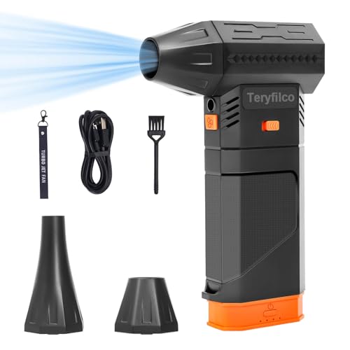 Compressed Air Duster, 130000RPM Cordless Electric Air Blower with Brushless Motor, 3-Speed Adjustable, Rechargeable Powerful Dust Cleaner for Keyboard, Car, Computer, Outdoor