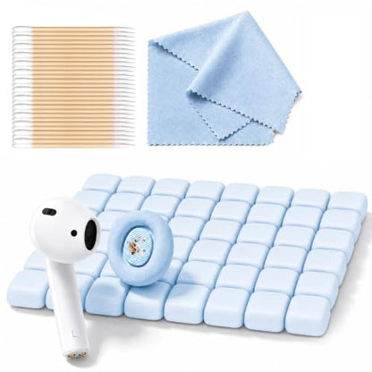 MOLOPPO Cleaning Putty, Cleaner Kit for Airpods, Phone Cleaning Kit (Blue) | Remove Ear Wax & Dirt & Gunk from Device's Small Crevices, for Airpods Charging Case/Headphones/Electronics - color: B5-Blue