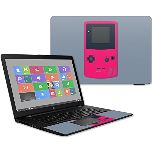 MightySkins Skin Compatible with HP 17t Laptop 17.3" (2017) - Game Kid Pink | Protective, Durable, and Unique Vinyl Decal wrap Cover | Easy to Apply, Remove, and Change Styles | Made in The USA - color: Game Kid Pink
