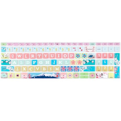 Keyboard Cover for 15.6" HP ProBook 450 G8 G9 G10 / ProBook 455 G8 G9 G10 /ProBook 650 G8/HP Zbook Power G8 G9, Cute Keyboard Skin, Sakura - color: Sakura