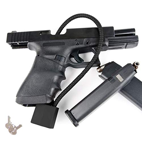 Mind and Action California DOJ-Approved Keyed 15'' Cable Gun Lock 3-Pack