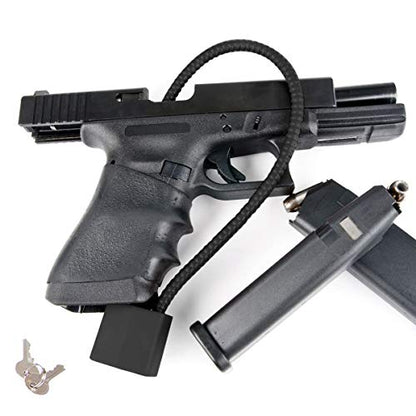 Mind and Action California DOJ-Approved Keyed 15'' Cable Gun Lock 3-Pack