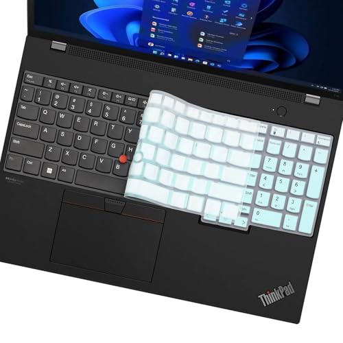 Keyboard Cover for Lenovo ThinkPad E16 L16 P16 P16v (Gen 2/Gen 1) / T16 P16s (Gen 3/Gen 2/Gen 1) 16 inch, Thinkpad L15 Gen 4/3 15.6 inch (Not Fit Thinkpad Z16,L15 Gen 2/1)-MintGreen - color: MGreen