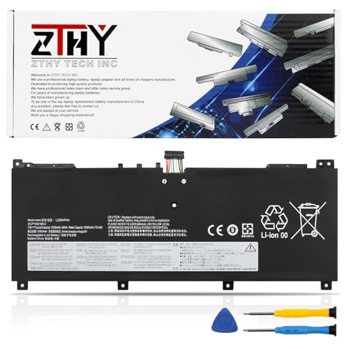 L22M4PH0 Laptop Battery for Lenovo YogaBook 9-13IRU8 82YQ 9-13IMU9 83FF | L22B4PH0 L22C4PH0 L22L4PH0 L22D4PH0 SB11N45421 5B11N45437 SB11K39336 5B11K39337 7.8V 80Wh - size: 9.33*3.74*0.26inch L22M4PH0
