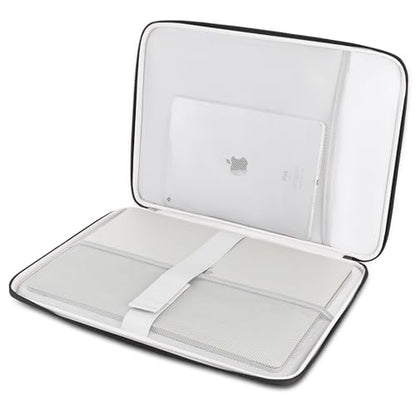 DOMISO 15.6 inch Laptop Case Sleeve Protective Cover Compatible with 16 inch MacBook Pro M4 M3 M2/Pro Max,15.6-16 inch HP Dell ASUS Lenovo Chromebook,Waterproof Computer Cases Bag with Handle,Black