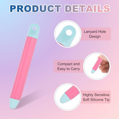 PATIKIL Stylus Pens for Touch Screen, High Sensitivity Universal Pen Capacitive Digital Pens Touchscreen Stylus for Phone Tablets Laptop Touch Screen Devices, Pink - color: Pink