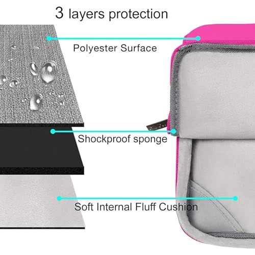 MOSISO Compatible with MacBook Air 13 inch Case M5 2026 M4 2025 M3 M2 2024-2022 A3449 A3240 A3113 A2681,Hard Shell&Sleeve Bag&Keyboard Skin&Webcam Cover&ScreenFilm for MacBook Air 13.6, Bright Rose - color: Bright Rose