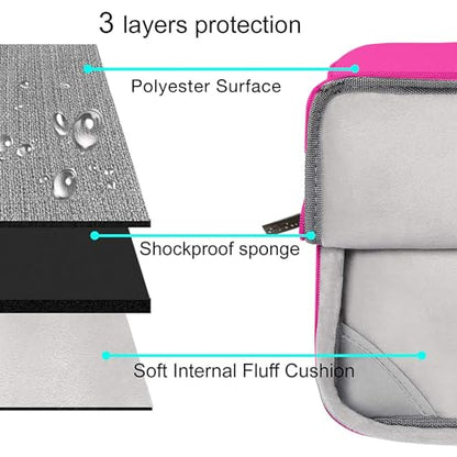 MOSISO Compatible with MacBook Air 13 inch Case M5 2026 M4 2025 M3 M2 2024-2022 A3449 A3240 A3113 A2681,Hard Shell&Sleeve Bag&Keyboard Skin&Webcam Cover&ScreenFilm for MacBook Air 13.6, Bright Rose - color: Bright Rose
