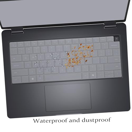 Keyboard Cover for 2026 2025 Dell Pro 14 PC14250/14255,Pro 14 Plus PB14250/14255,Pro 14 Max MC14250/14255 14'' (NOT FIT Dell Pro Max 14 Premium & Education/Rugged/Essential 14)-Clear - color: Clear