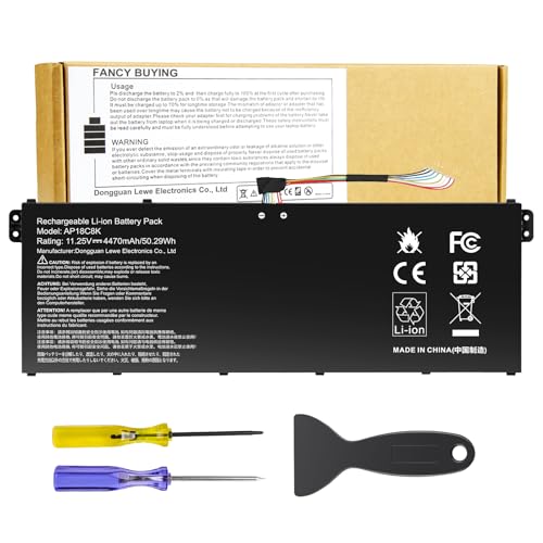 AP18C8K Laptop Battery Compatible with Acer Aspire 5 A514-52 A514-54 7 A715-42G Swift 3 SF314-42 SF314-57 SF314-57G SF314-58 SF314-59 Chromebook CB315-3H 314-C933 TravelMate P2 TMP215-52 A514-52-58U3 - size: 10.24*3.46*0.24inch