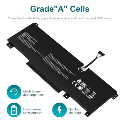 Futurebatt BTY-M492 Battery Replacement for MSI WF66 WF76 11UI 11UJ Katana GF66 11UD 12UG 12UX GF76 11UE 12UD Crosshair 15 17 A11UCK A11UDK A11UEK Sword 15 A11U A11UD A11UE Pulse GL66 GL76 7506 - size: BTY-M492