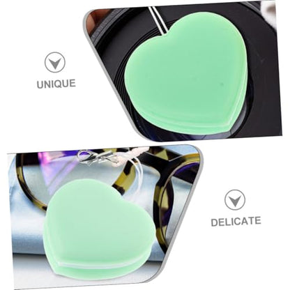 Heart-Shaped Macaron Screen Cleaner Multi-Functional Lens Cleaning Tool for Eyeglasses Phones and Cameras Durable Material Compact Design for Easy Storage Green - color: Green