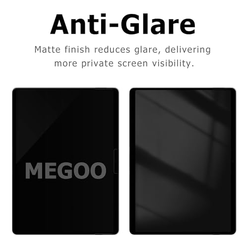 Megoo Privacy Screen Protector for Surface Go 4/3/2/1 10.5 Inch, Anti-Spy, Anti-Glare, Blue Light & UV Blocking, Magnetic Nano Technology, Removable Design - size: Go 4/3/2/1 10.5"