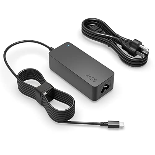 Superer 65W USB C Laptop Charger for Lenovo ThinkPad X1 Carbon T16 T14 T14s T15 E14 E15, Yoga 6 7, IdeaPad Slim 3 5, Chromebook C330 S330, Thinkbook 13s 14 15 16 - Type C AC Adapter Power Supply