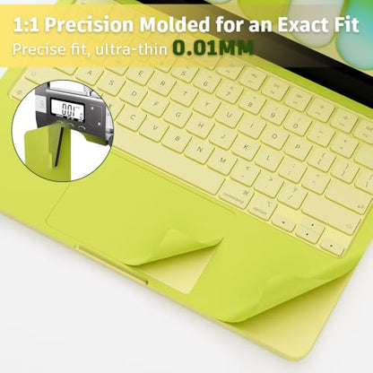 Palm Rest Cover for 2026 MacBook Neo Vinyl Skin with Trackpad Protector | Protect Laptop, Vinyl Decal, Residue-Free Sticker, Removable (Yellowgreen) - color: Yellowgreen