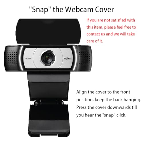 Lens Cover Compatible for Logitech Webcam Camera C930/C920/C922P/C930C/ C930e /902S/ 922x /C920x 920Pro/Pro 22,Lens Protector to Protect Lens and Security - size: Size 1
