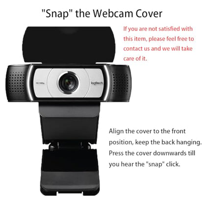 Lens Cover Compatible for Logitech Webcam Camera C930/C920/C922P/C930C/ C930e /902S/ 922x /C920x 920Pro/Pro 22,Lens Protector to Protect Lens and Security - size: Size 1