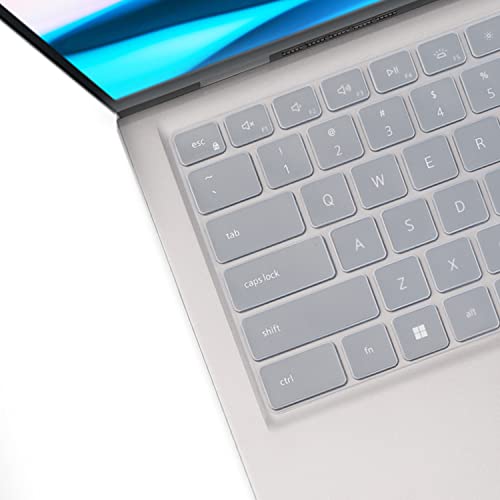 Keyboard Cover for Dell Inspiron 16/Inspiron 16 Plus 5630 5635 5620 5625 7635 7630 7620 16-inch Laptop, Inspiron 14 5430 5435 7430 7435 5420 5425 7420 7425 7415 14 inch Laptop Keyboard Skin (Clear) - color: Clear