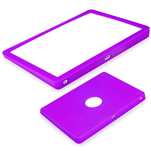 Silicone case for Magic Trackpad 2 Silicon case for Apple Wireless Touchpad Apple Trackpad Protective Cover，Anti-dust and Anti-Scratch Washable Wear-Resistant Silicone Skin (Purple) - color: purple
