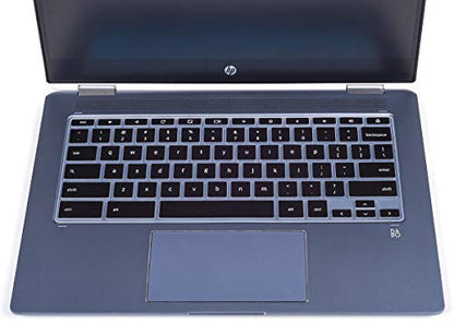 Keyboard Cover for HP Chromebook X360 14a-ca/na/ne 14a-na0226nr 14a-ne0013dx na1043cl na0010nr 14b-cb0010nr, HP Chromebook 14-DA 14B-CA/cb 14-db 14-ca 14-ak Series, HP Chromebook 14 G2 G3 G4 G5,Black - color: Black