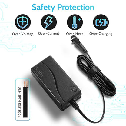Sopito 2-Pin Power Reliner Power Supply Universal AC/DC Adapter 100-240V, 29V 2A Switching Transformer, Replacement Part for Recliner Sofa/Lift Chair/Electric Couch/Standing Desk - size: Wall Mount Adapter