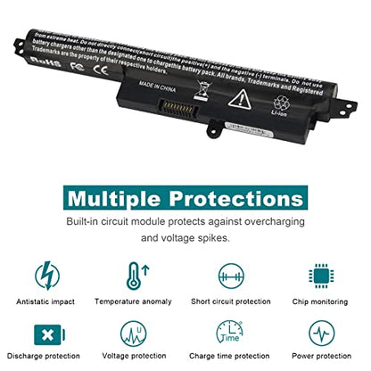 Fancy Buying A31N1302 Laptop Battery for Asus Vivobook X200CA X200M X200MA F200CA 11.6" Series Notebook MA Ultrabooks A3INI302 A31LMH2 A31LM9H 0B110-00240100E X200CA-R1 11.1V/2200mAH - size: 10.3*1.56*0.85inch