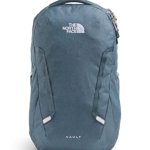 The North Face Women's Vault Everyday Laptop Backpack - Commuter Travel Bag, Water-Repellent, Spacious Main Compartment, Granite Grey Light Heather/Frost Grey, One Size - color: Granite Grey Light Heather/Frost Grey