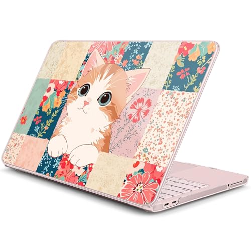 for MacBook Neo 13 Inch Case 2026 Release Model A3404, Cute Aesthetic Ultra-Slim Hard Shell with Keyboard Cover, 6-in-1 Laptop Accessories Bundle for Women Girls, Lovely Cat - color: Lovely Cat