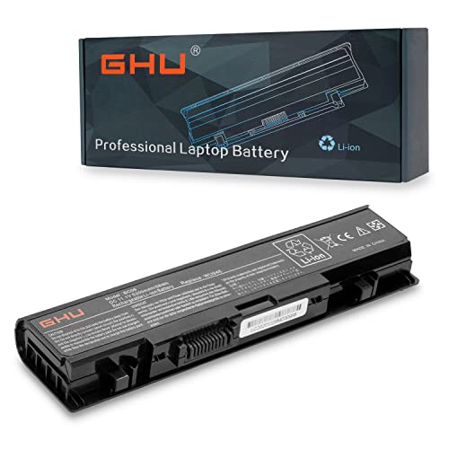 GHU New 6 Cells Battery 58 Wh Replacement for WU946 KM958 312-0701 312-0702 KM901 KM905 MT264 MT276 MT277 RM803 WU960 RM855 Compatible for Dell Studio 1535 1536 1537 1555 1557 1558 PP33L PP39L - style: 5200 mAh (1535 1555)