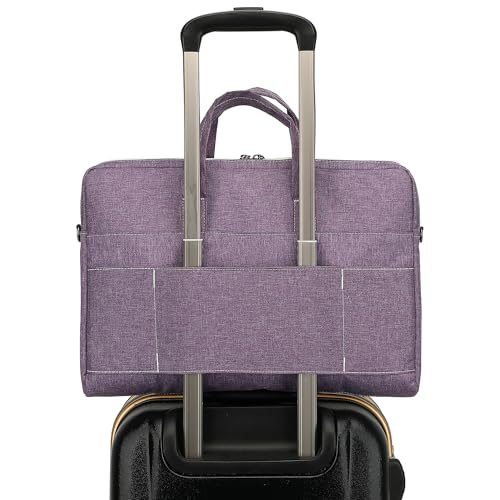 DACHEE Laptop Shoulder Bag for 15 Inch/15.6 Inch Macbook Pro - color: New Purple